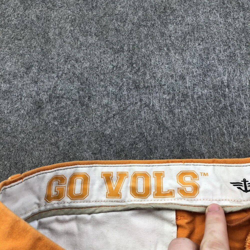 Tennessee Volunteers Shorts Mens 36 Orange NCAA Football Dockers Chino Twill - Picture 5 of 11